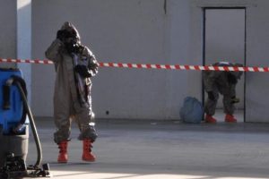Kargo şirketinde şüpheli sıvı
