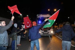 ABD Başkonsolosluğu önünde ''Kudüs'' protestoları