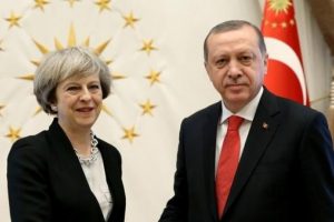 Cumhurbaşkanı Erdoğan, May ile görüştü