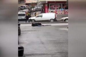 Soygunun ardından sıcak görüntüler
