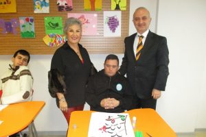 Down sendromlu Muhammed'in eğitimi sürüyor