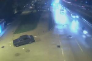 Bursa'da facia teğet geçti! O anlar kamerada...