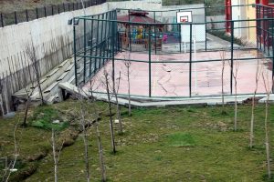 Basketbol sahası ikiye bölündü