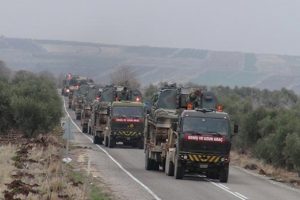 Suriye sınırına askeri sevkiyat