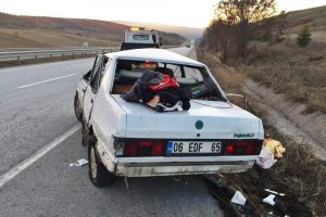 Otomobil takla attı: 5 yaralı