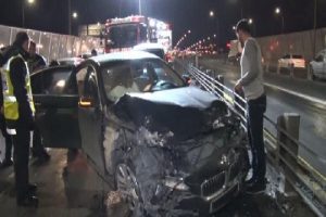 Haliç Köprüsü'nde trafik kazası: 2 yaralı