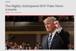 Trump 'yalan haber' şampiyonlarını açıkladı
