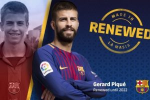 Barcelona Pique'nin sözleşmesini uzattı