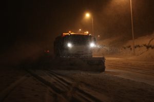Kayseri'de yolları açmak için seferber olundu