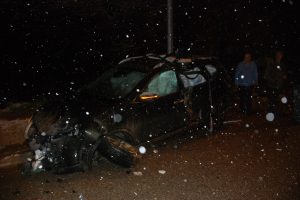 Cip evin duvarına çarptı