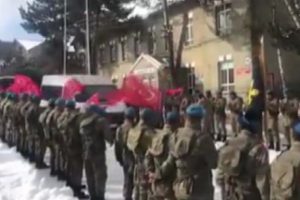 Mehmetçik sınıra böyle uğurlandı