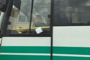 Adana'da otobüste skandal görüntü