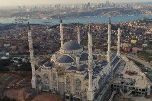 Çamlıca Camii havadan görüntülendi