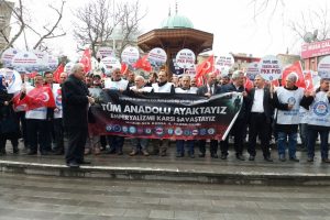 Bursa'da Zeytin Dalı'na dualarla destek verdiler