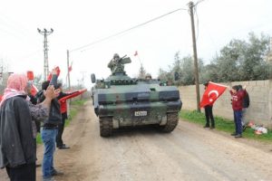 Zeytin Dalı Harekatında kuzey ve kuzey doğu hattı birleşti