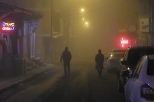 Ardahan'ı sis kapladı