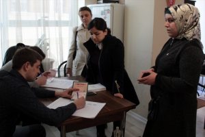 Bursa'daki Rus vatandaşları sandık başında