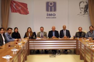 İMO Bursa, Büyükşehir İmar Komisyonu üyelerini ağırladı