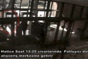 AVM'ye patlayıcıları böyle yerleştirmişler