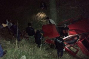 Düğün yolunda kaza: 1 ölü, 3 yaralı