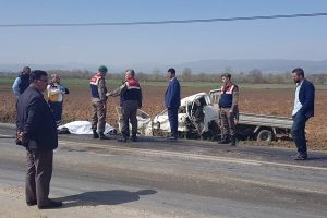 Bursa'da yola dökülen yağ faciaya yol açtı