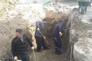Bursa Gemlik'te esrarengiz kazı