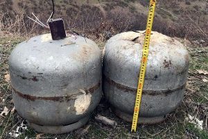 60 kiloluk el yapımı patlayıcı imha edildi