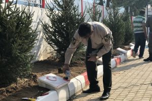 Bursa'da jandarmadan şehit askerlere vefa