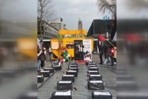 Gazze'deki yürüyüşe Avrupa şehirlerinden de destek