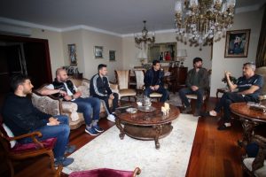 Kaptanlardan Şenol Güneş'e ziyaret