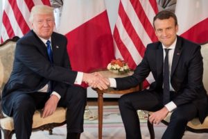 Trump Macron'u Beyaz Saray'da ağırlayacak