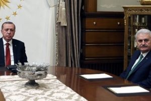 Erdoğan-Yıldırım görüşmesi başladı