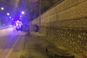 Amasya'da ticari araç takla attı: 1 yaralı