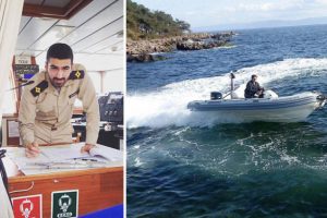 Burgazada sahilinde feci olay