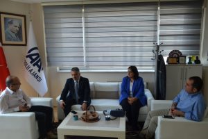 AK Parti Bursa İl Başkanı Salman'dan basın ziyareti