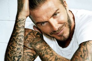 Beckham'ın dövmelerine beğeni yağmuru