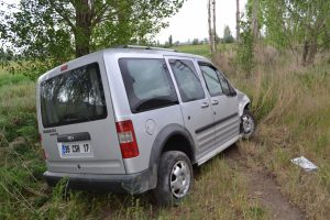 Aşırı hız kazaya neden oldu
