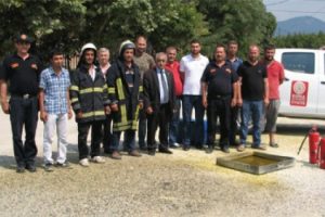 Bursa Gürsu'da yangın tatbikatı yapıldı