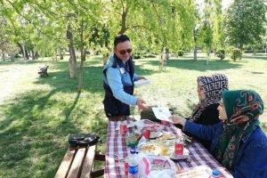 Zabıta ve öğrencilerden çevre duyarlılığı