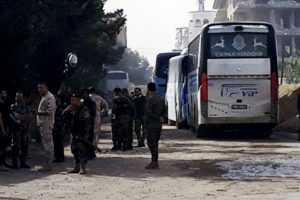 Şam'ın güneyindeki muhaliflerin tahliyesine başlandı