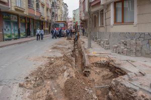 Bursa Karacabey'de altyapı çalışmaları