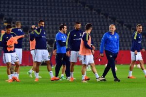 Fenerbahçe statta antrenman yaptı