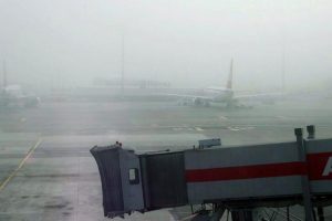Ordu'da hava ulaşımına sis engeli