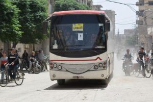 Yermük'ten ÖSO mensupları taşıyan ikinci konvoy yola çıktı