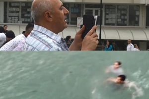 Genç kızı kurtarmak istemişti...