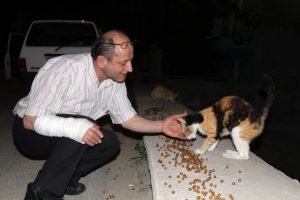 Burada hayvan besleyemezsin deyip dövdüler!