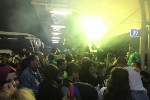 Bursa'da derbi maça gider gibi askere gidiyorlar