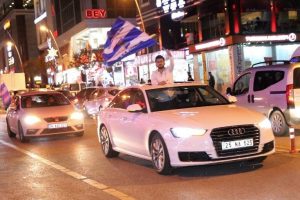 Erzurum'da her yer mavi beyaz