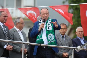Cumhurbaşkanı adayı İnce Bursa'da: ''Önümü ilikleyip ifade vermek şereftir''