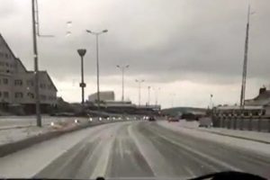 Erciyes'e mayıs ayında kar yağdı